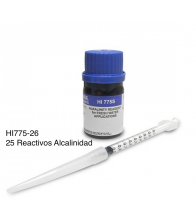 Reactivo Alcalinidad Hanna (0 a 500 mg/ L) 25 test